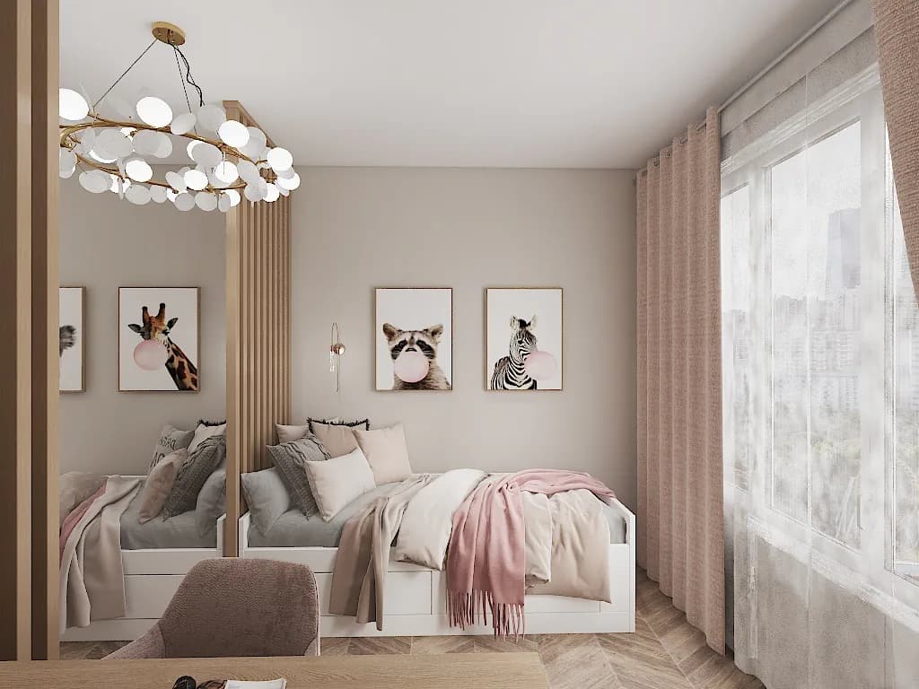 Остаться и полюбить, 67 м² — дизайн-проект студии ГРИБ